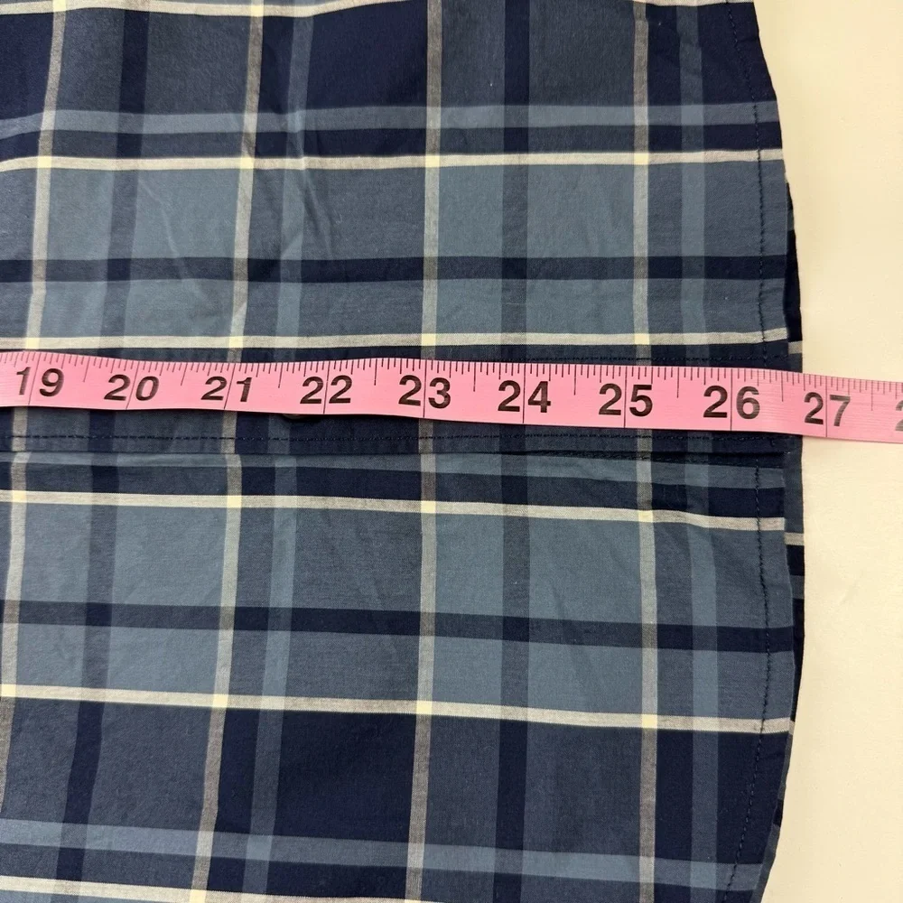 NEW Nordstrom Button Up Long Sleeve Dress Shirt Boys 14 16 XL Blue NWOT